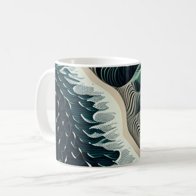 Serene Shores Coffee Mug (Front Left)