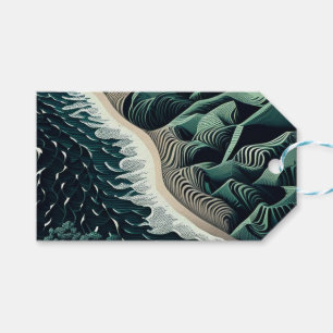 Serene Shores Gift Tags