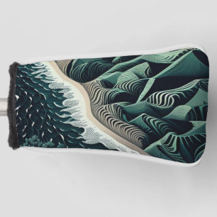 Serene Shores Golf Head Cover