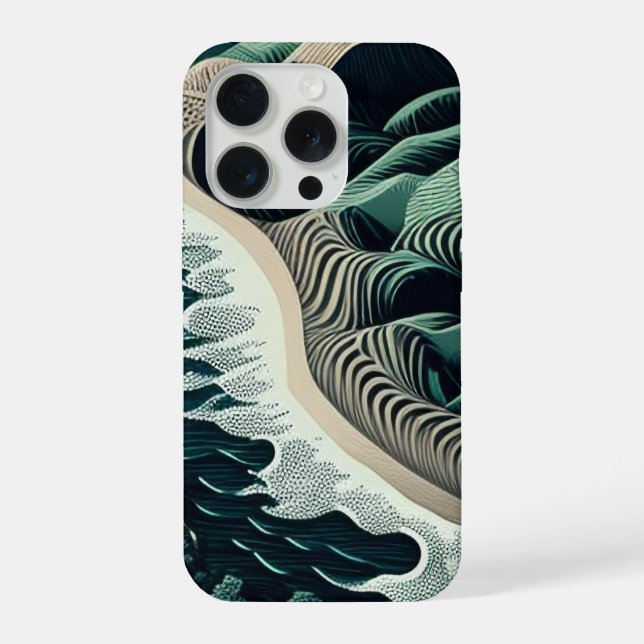 Serene Shores iPhone Case (Back)