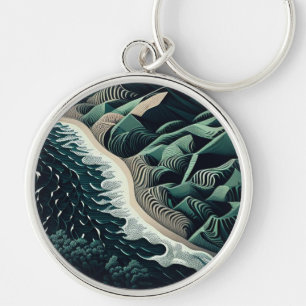 Serene Shores Key Ring