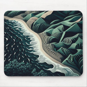 Serene Shores Mouse Mat