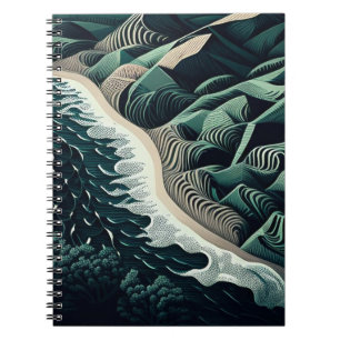 Serene Shores Notebook