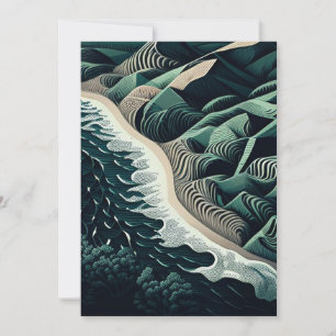 Serene Shores Thank You Card