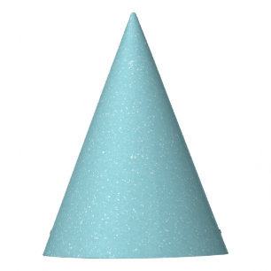 Serene Sky Blue Party Hat - Customisable & Elegant