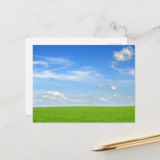 Serene Sky Meadow Postcard