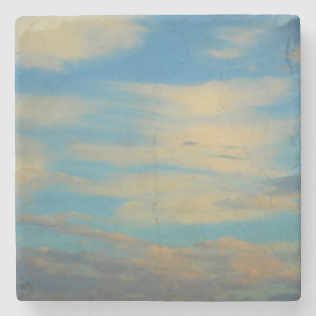Serene Sky Stone Coaster (Front)
