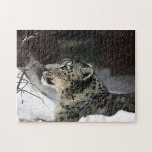Serene Snow Leopard Jigsaw Puzzle