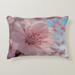 Serene Spring Flower Art Decorative Cushion