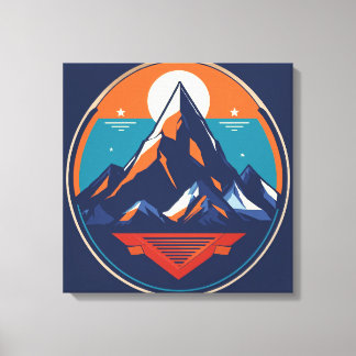 Serene Summit Graphic Canvas