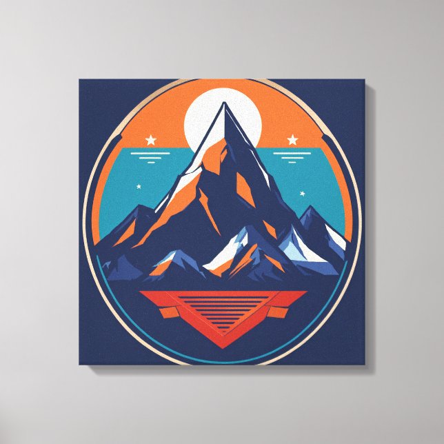 Serene Summit Graphic Canvas (Front)