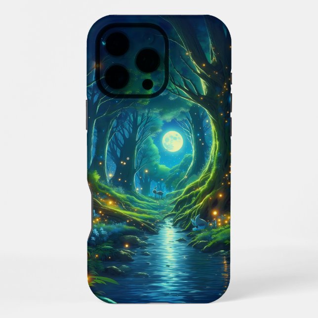  Serene Sunlit Landscape Design iPhone Case (Back)