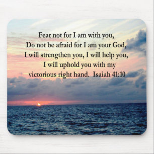 SERENE SUNRISE ISAIAH 41:10 MOUSE MAT