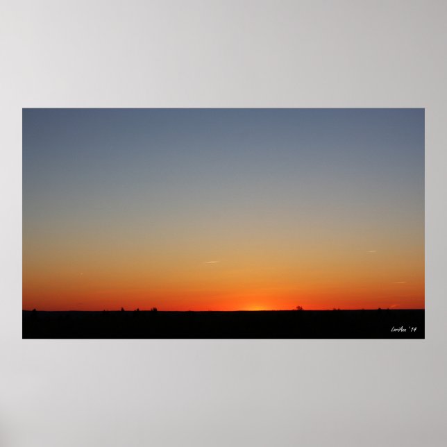 Serene Sunrise Poster (Front)