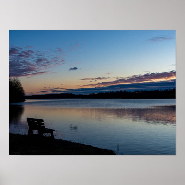 Serene Sunrise Poster (Front)