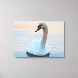 Serene Swan Canvas Print