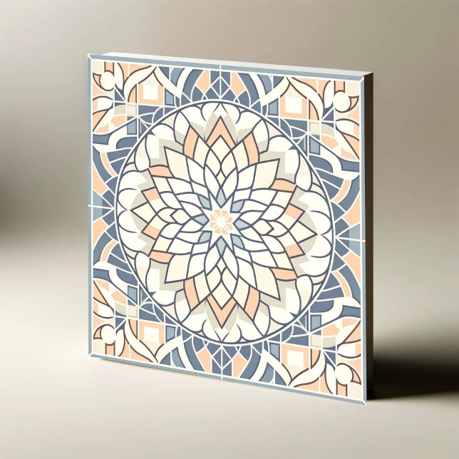 Serene Symmetry: Pastel Harmony Tile (Creator Uploaded)