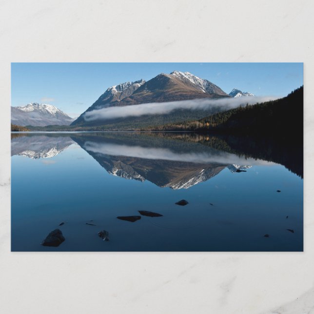 Serene Trail Lake Stationery (Front)