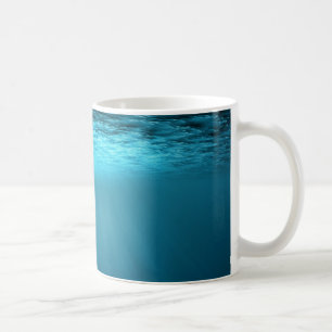 Serene Underwater Scene Coastal Decor Coffee Mug