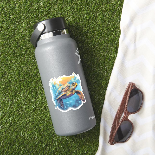 Serene Underwater Turtle Copy (HydroFlask Insitu)