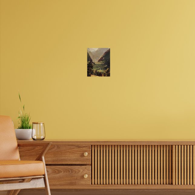 Serene Valley Landscape  Poster (Living Room 2)