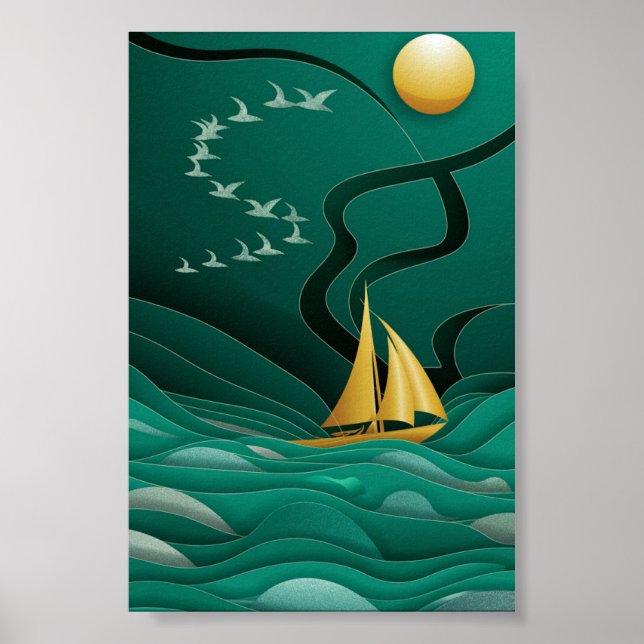 Serene Voyage Poster (Front)