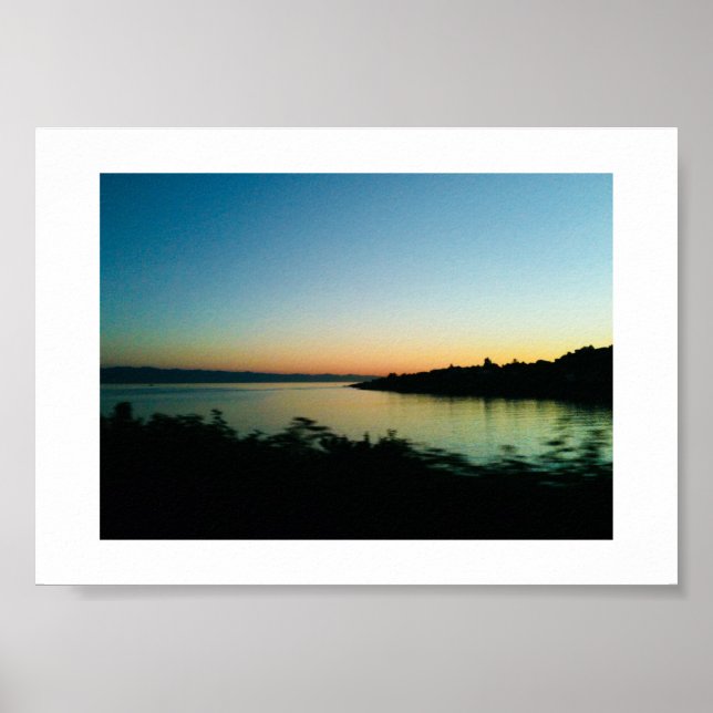 Serene Water Colours Poster (Front)