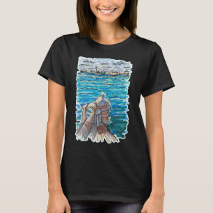 Serene Waterscape in San Juan de Ulua, Veracruz T-Shirt