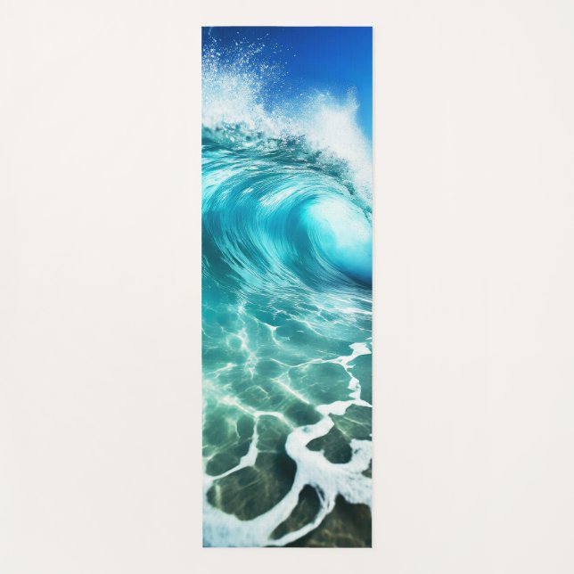Serene Wave Yoga Mat (Front)