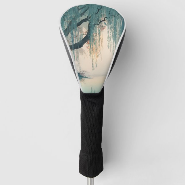 Serene Willow Tree Reflection Nature Art (3) Golf Head Cover (Front)