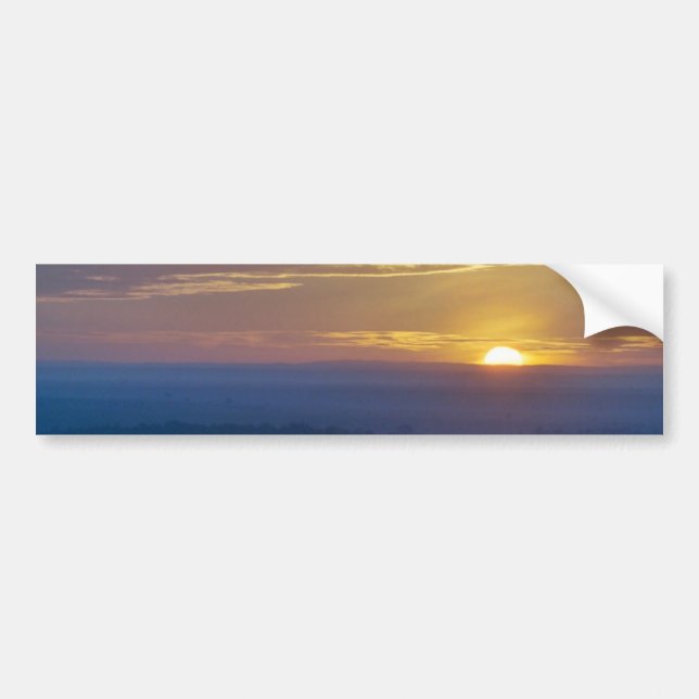Serenegeti Sunrise Bumper Sticker (Front)