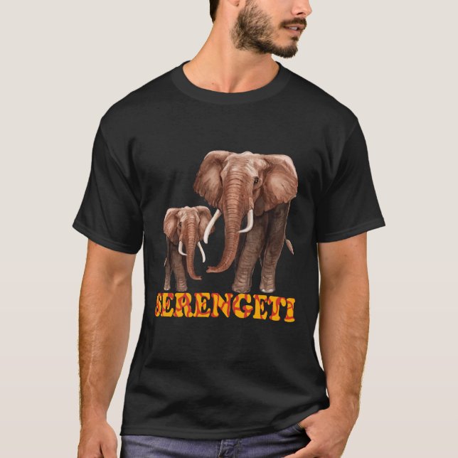 Serengeti Elephant T-Shirt (Front)