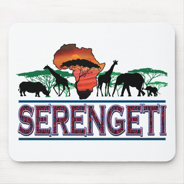 Serengeti Mouse Mat (Front)