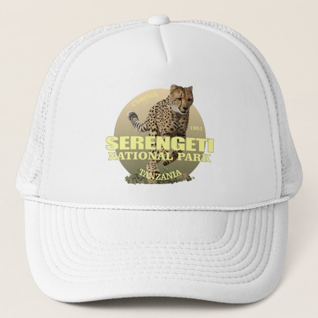 Serengeti National Park (Cheetah) WT Trucker Hat (Front)