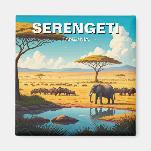 Serengeti National Park Tanzania Magnet
