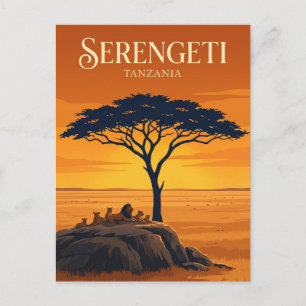 Serengeti National Park Tanzania Postcard