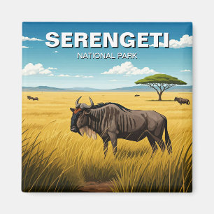 Serengeti National Park Tanzania Postcard Magnet