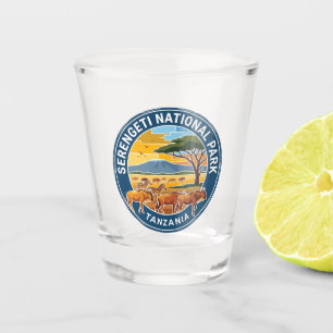 Serengeti National Park Tanzania Shot Glass