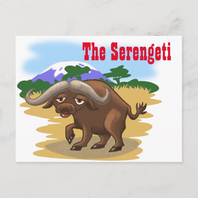 Serengeti Postcard (Front)