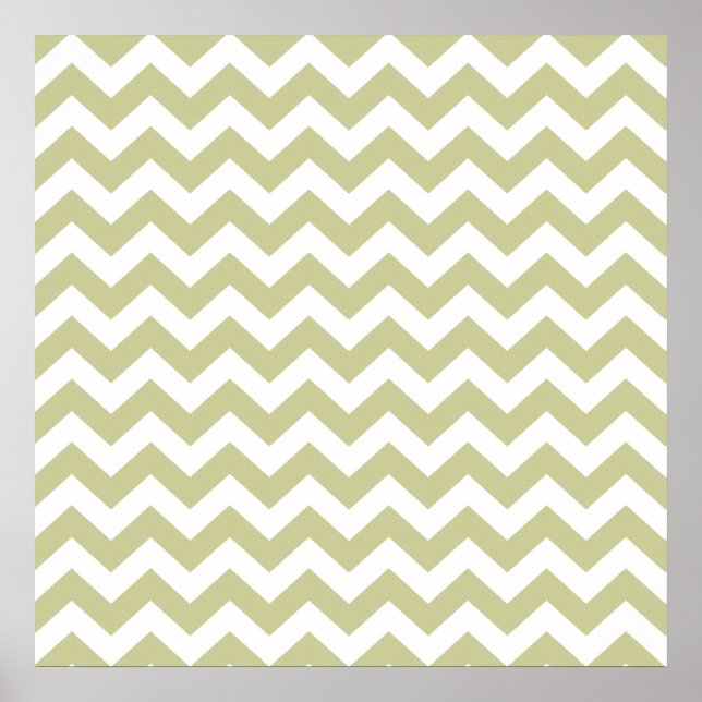 Serengeti Safari Chevron Poster (Front)