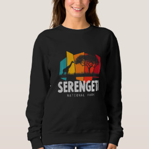 Serengeti Safari National Park Africa Savanna Gira Sweatshirt