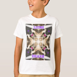 Serengeti Splendour: Vibrant Animal Hide Artistry T-Shirt