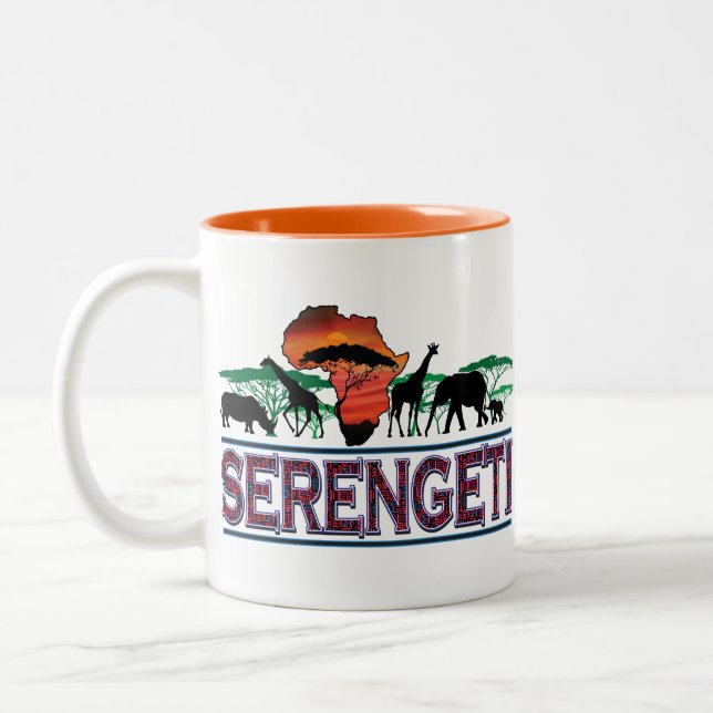 Serengeti Two-Tone Coffee Mug (Left)