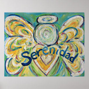 Serenidad Angel Art Poster Prints