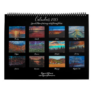 Serenity 2025 Calendar by Artist Tammy Terres