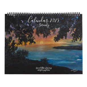 Serenity 2025 Calendar by Artist Tammy Terres