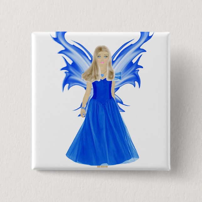 Serenity Angel 15 Cm Square Badge (Front)