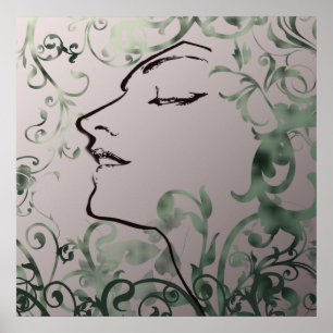 Serenity Art Deco Print