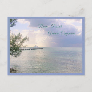 "Serenity At Rum Point Pier, Grand Cayman" Postcard