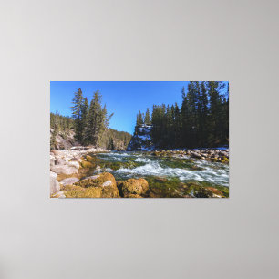 Serenity at the 5th Bridge - Athabasca River Canvas Print
